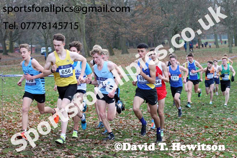 Mens under-17 British Athletics Liverpool Cross Challenge, Sefton Park, Liverpool. Photo:  David T. Hewitson/Sports for All Pics